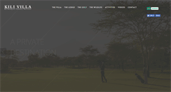 Desktop Screenshot of kilivilla.com