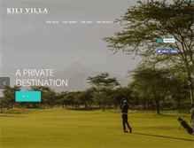Tablet Screenshot of kilivilla.com